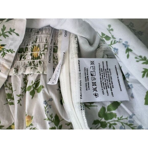 FAITHFULL THE BRAND Women's Floral Crop Top Size 10 Multicolor - Picture 9 of 13